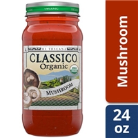 1 jar 24 oz olivo by classico traditional pasta sauce Classico Organic Mushroom Pasta Sauce 24oz Allergy And Ingredient Information